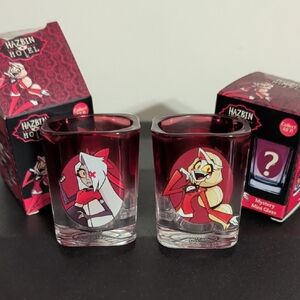 Hazbin Hotel Shot Glasses (Vaggie And Charlie)
